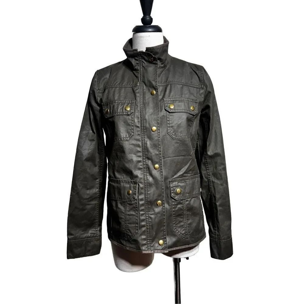 J. Crew Green Downtown Field Jacket Size Small